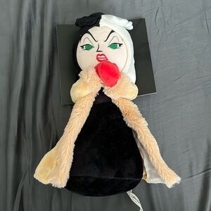 NWT Disney Villains Cruella De Vil dog squeaker toy
